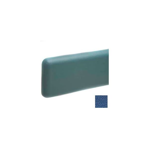 Pawling Wall Guard W/Rounded Top & Bottom Edges, Aluminum Retainer, 6"H x 12'L, Brittany Blue WG-6-12-520 - main